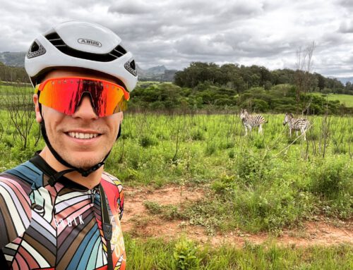Mountainbiken tussen de zebra’s in Swaziland